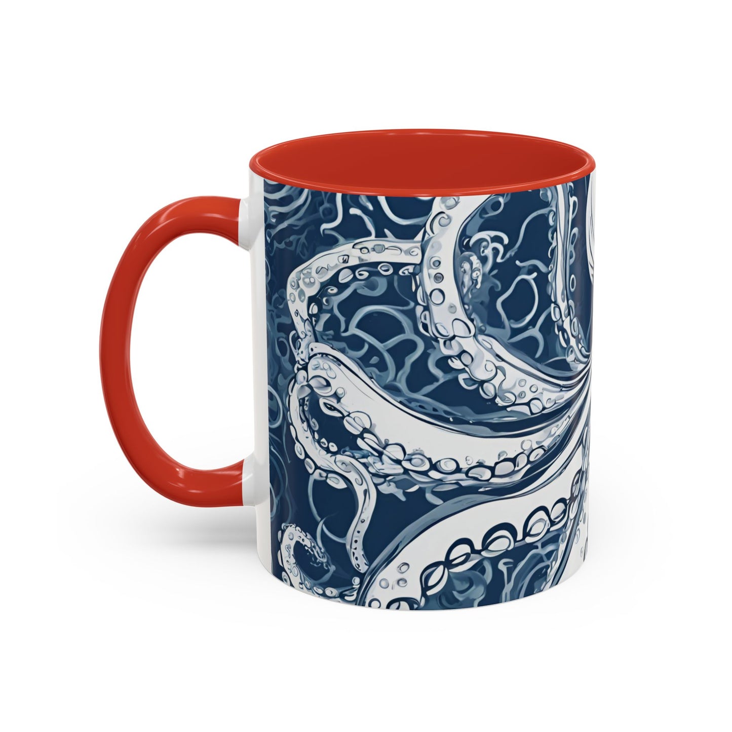 Octopus 7 Accent Coffee Mug (11oz)