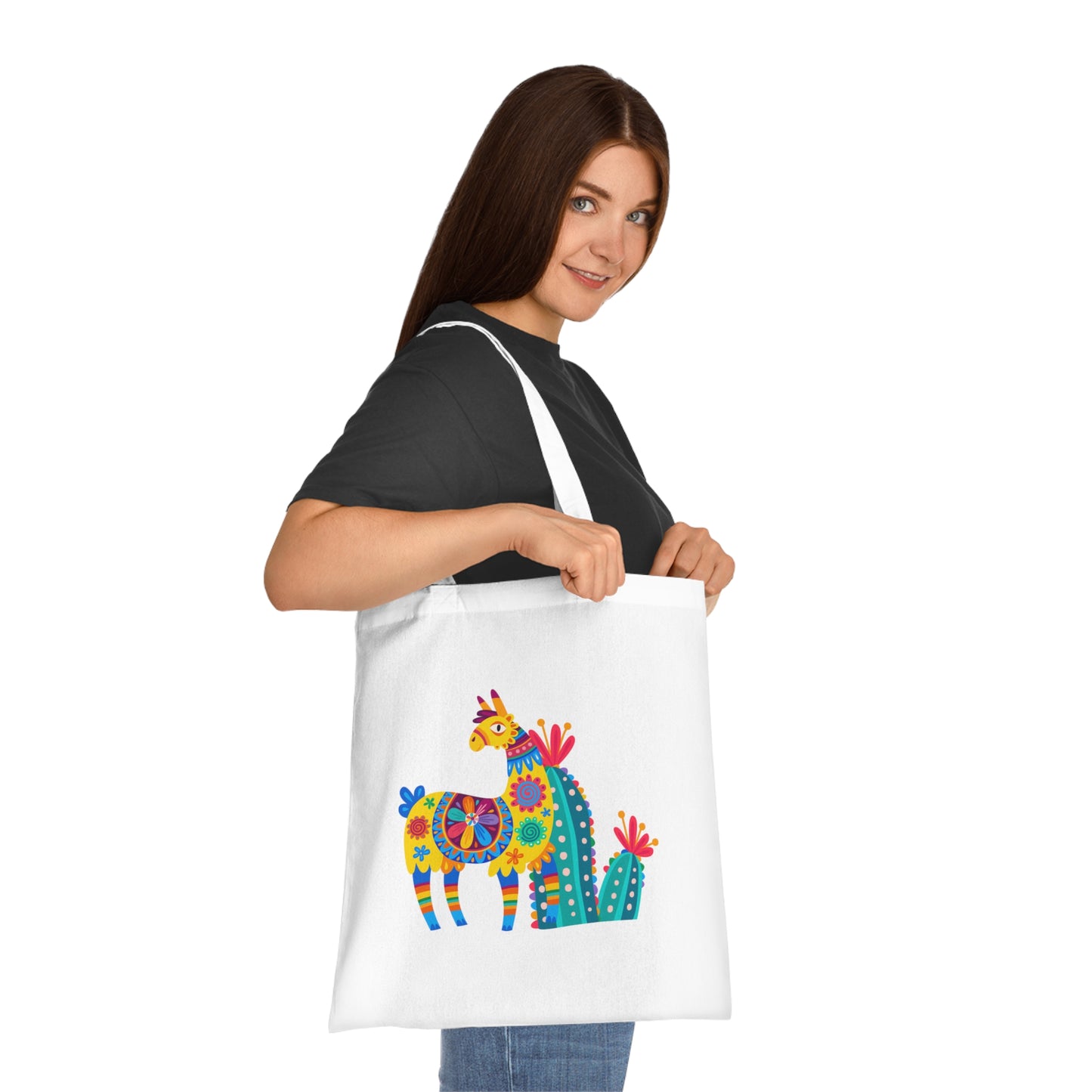 Llama 05 Cotton Tote