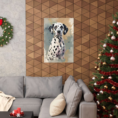 Dogs Dalmatian 04 Matte Vertical Poster