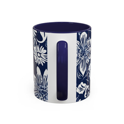 Flower 3 Accent Coffee Mug (11oz)