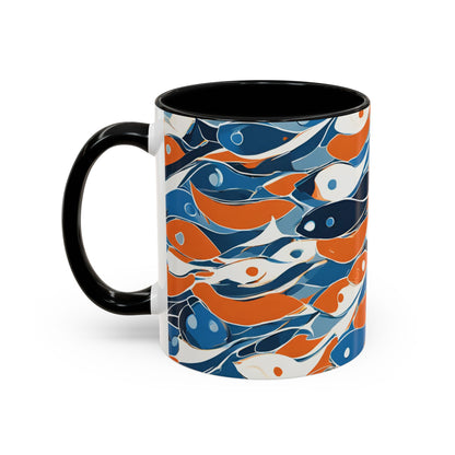 Orange Fish 05 Accent Coffee Mug (11oz)