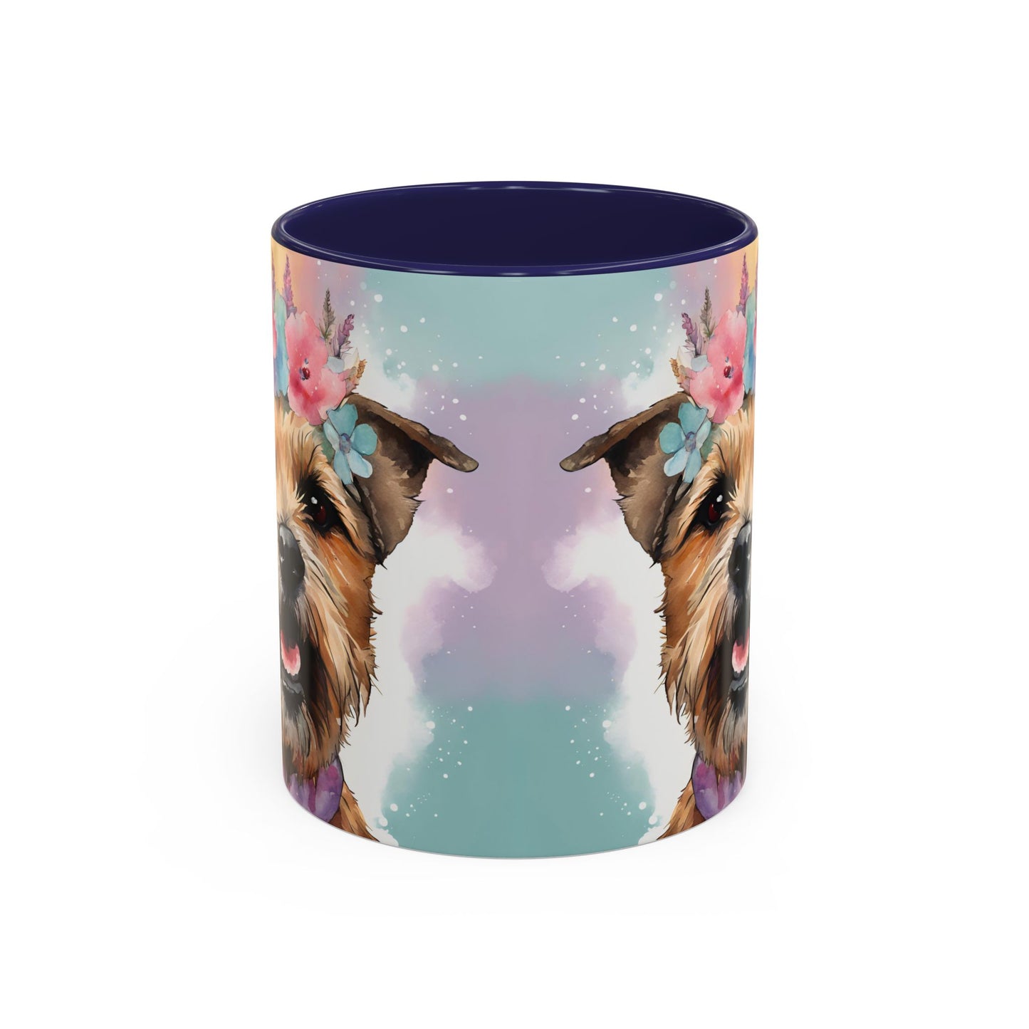 Border Terrier 02 Accent Coffee Mug - Dog Lover Gift