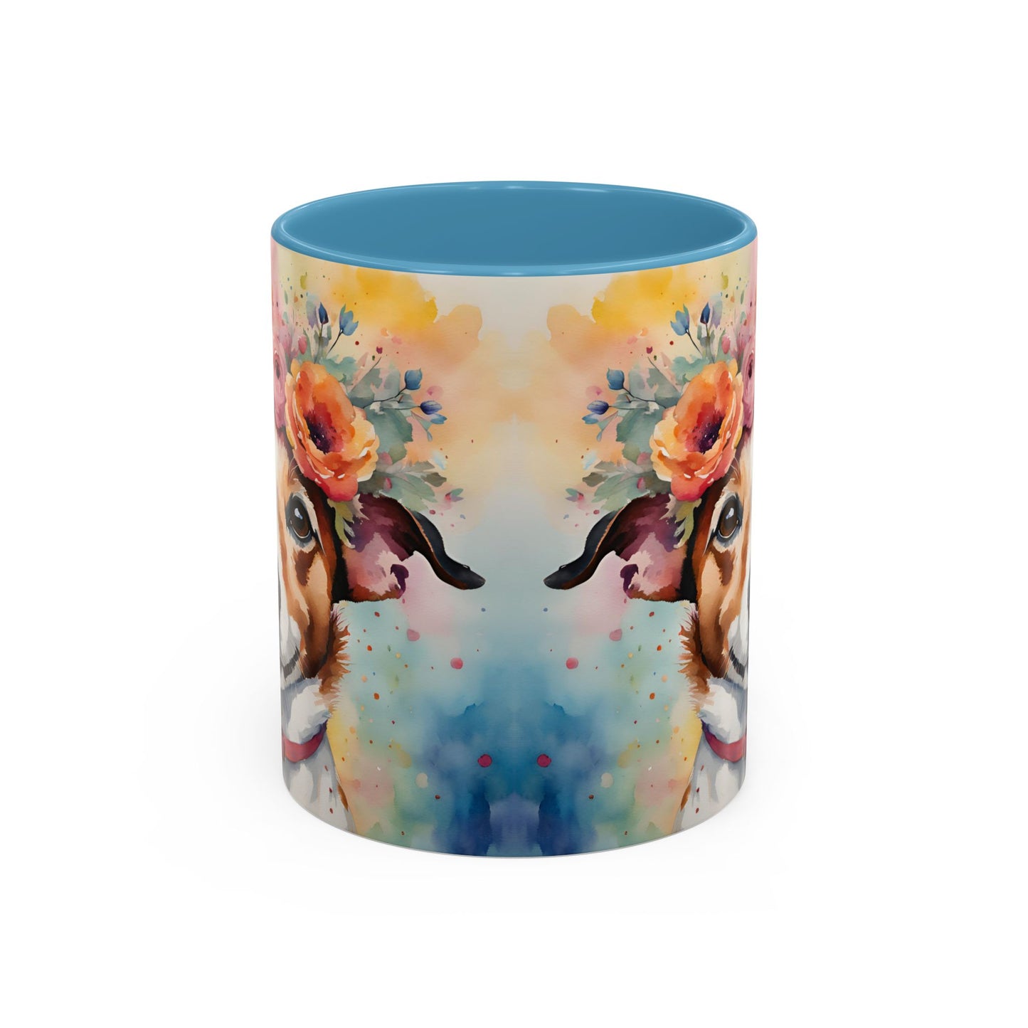 Jack Russell 04 Accent Coffee Mug - Dog Lover Gift
