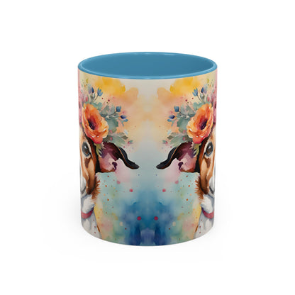 Jack Russell 04 Accent Coffee Mug - Dog Lover Gift