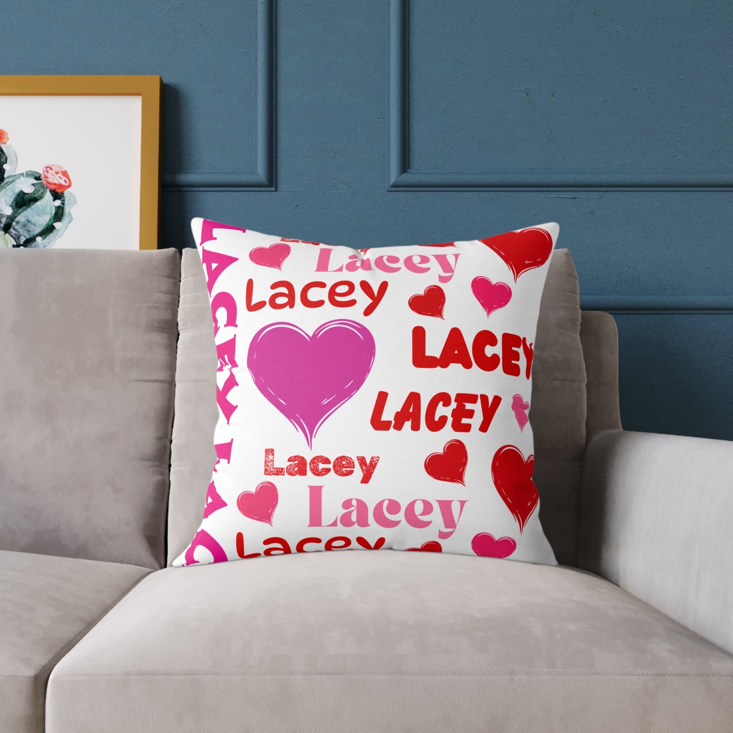 (Personizable) Name Of Your Loved One 02 Poly Pillow