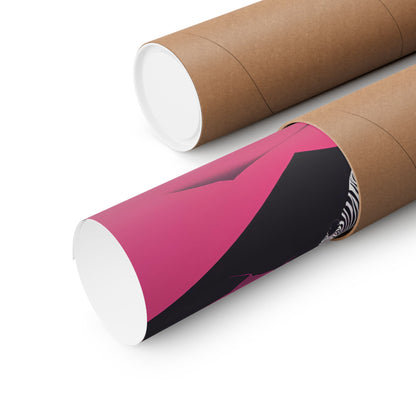 Lone Collection Zebra 9 Matte Square Posters