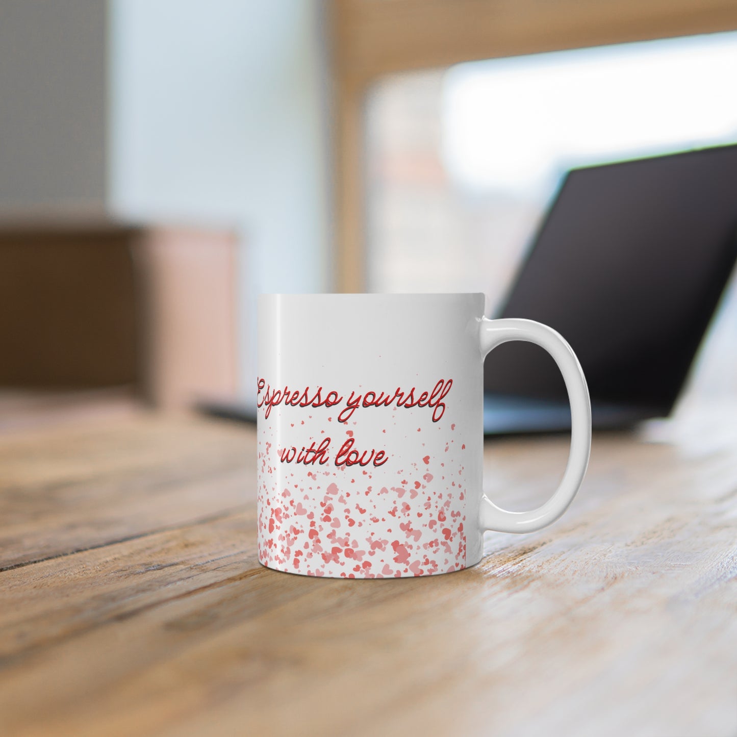 Espresso Yourself With Love Valentines Mug Ceramic 11oz