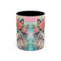 Floral Rag Doll Cat 03 Accent Coffee Mug - 11oz Perfect for Cat Lovers & Gifts