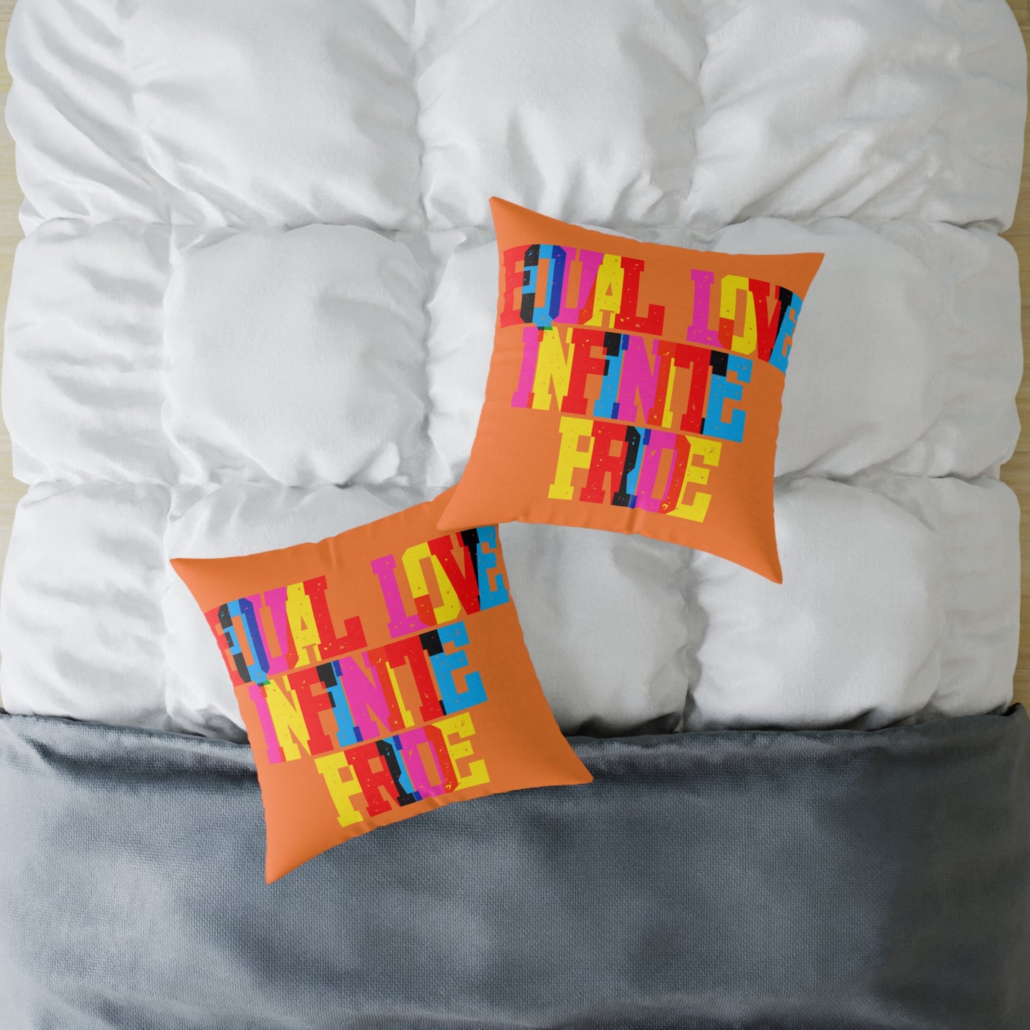 Equal Love Infinite Pride Poly Pillow