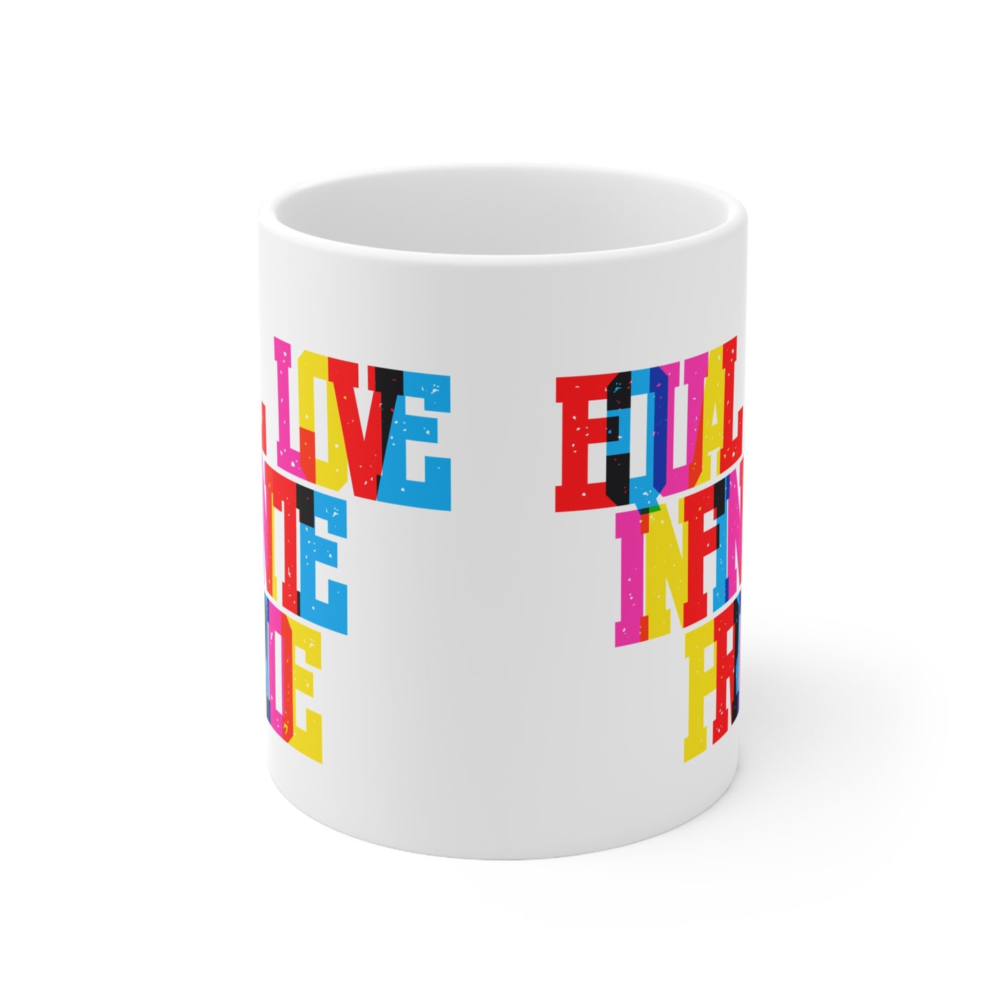 Equal Love Infinite Pride Valentines Mug Ceramic 11oz