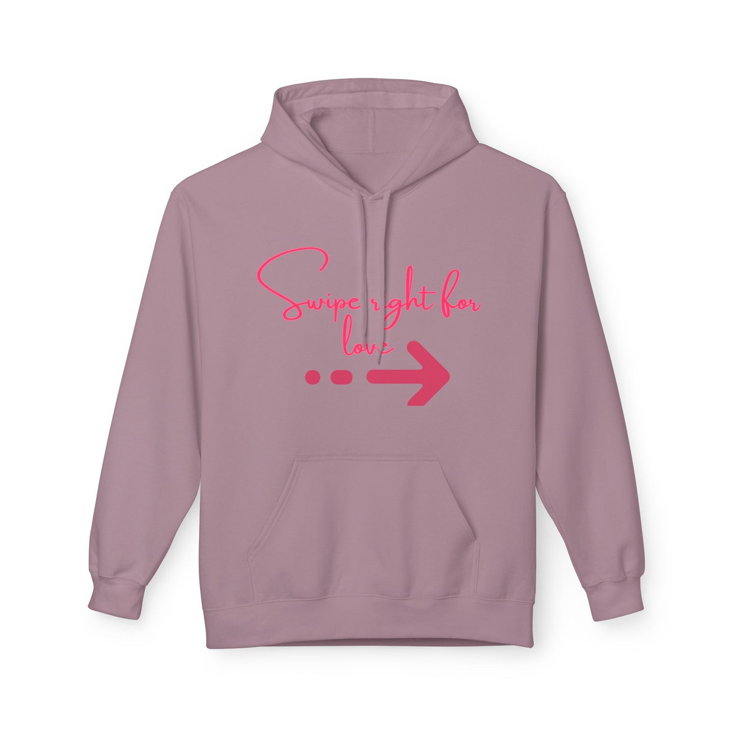 Swipe Right For Love Unisex Valentines Hoodie