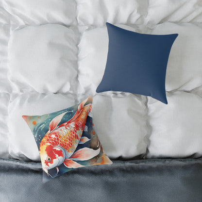 Koi Carp 04 Poly Pillow - Natures Beauty Design