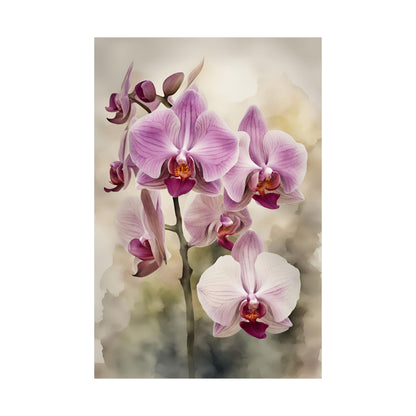 Orchids 06 Matte Vertical Poster