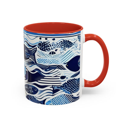 Fish 13 Accent Coffee Mug (11oz)
