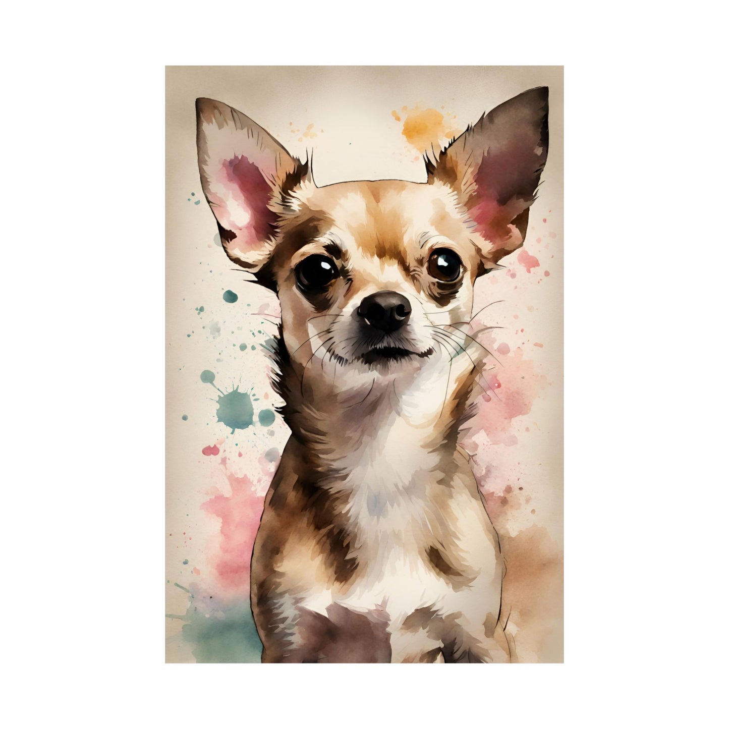 Dogs Chihuahua 01 Matte Vertical Poster