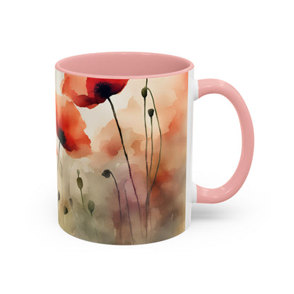 Poppy 3 Accent Mug 11oz