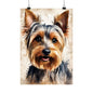 Dogs Yorkshire Terrier 03 Matte Vertical Poster