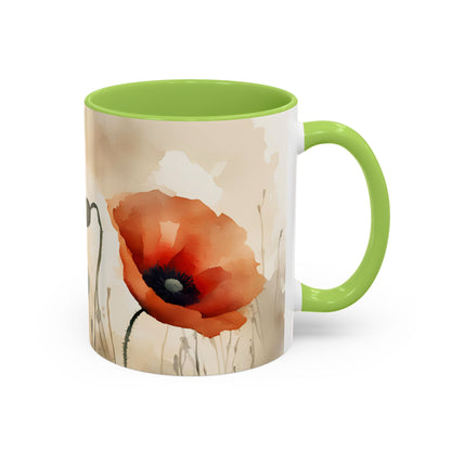 Poppy 4 Accent Mug 11oz