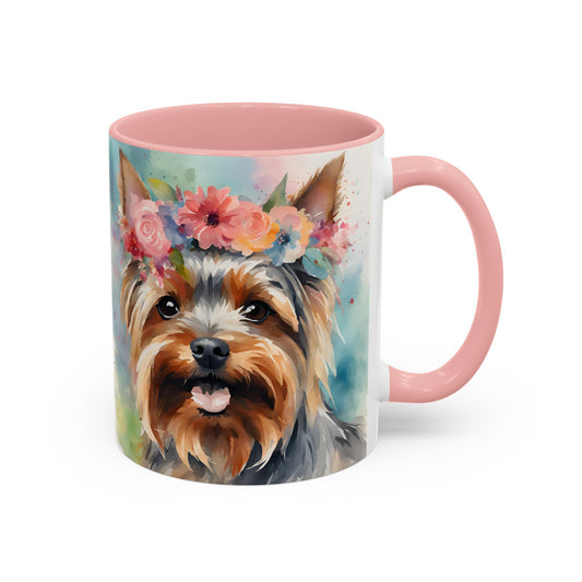 Yorkshire Terrier 04 Accent Coffee Mug - Dog Lover Gift