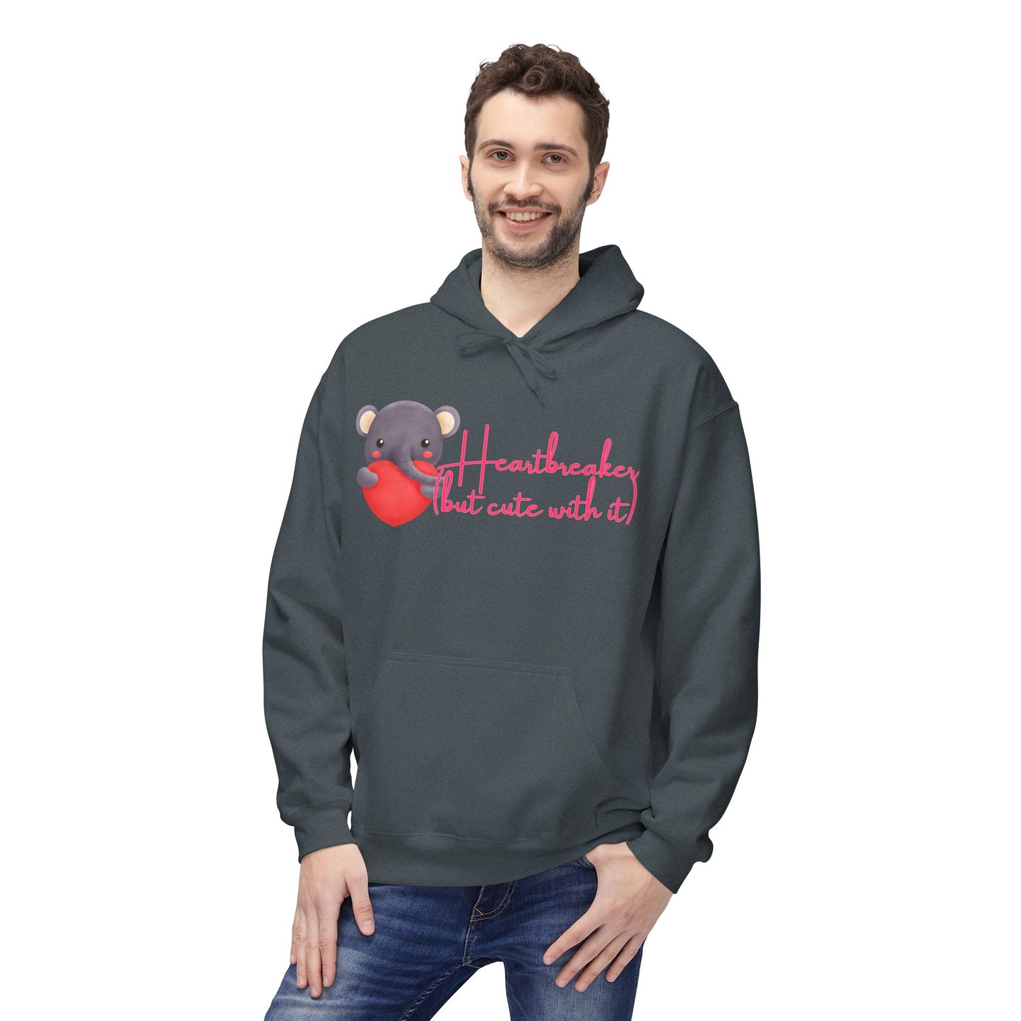 Heartbreaker (But Cute With It) Unisex Valentines Hoodie