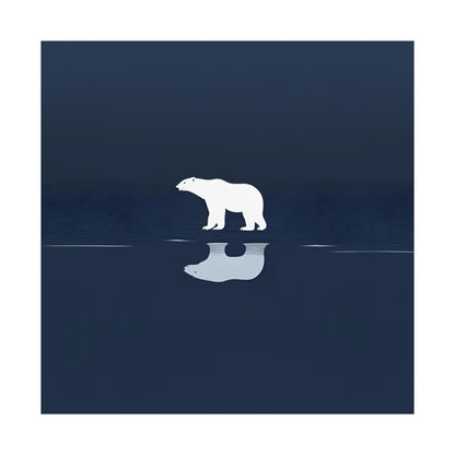Lone Collection Polar Bear 12 Matte Square Posters
