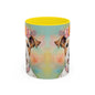 Fox Terrier 01 Accent Coffee Mug - Dog Lover Gift