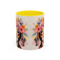 Dachshund 01 Accent Coffee Mug - Dog Lover Gift