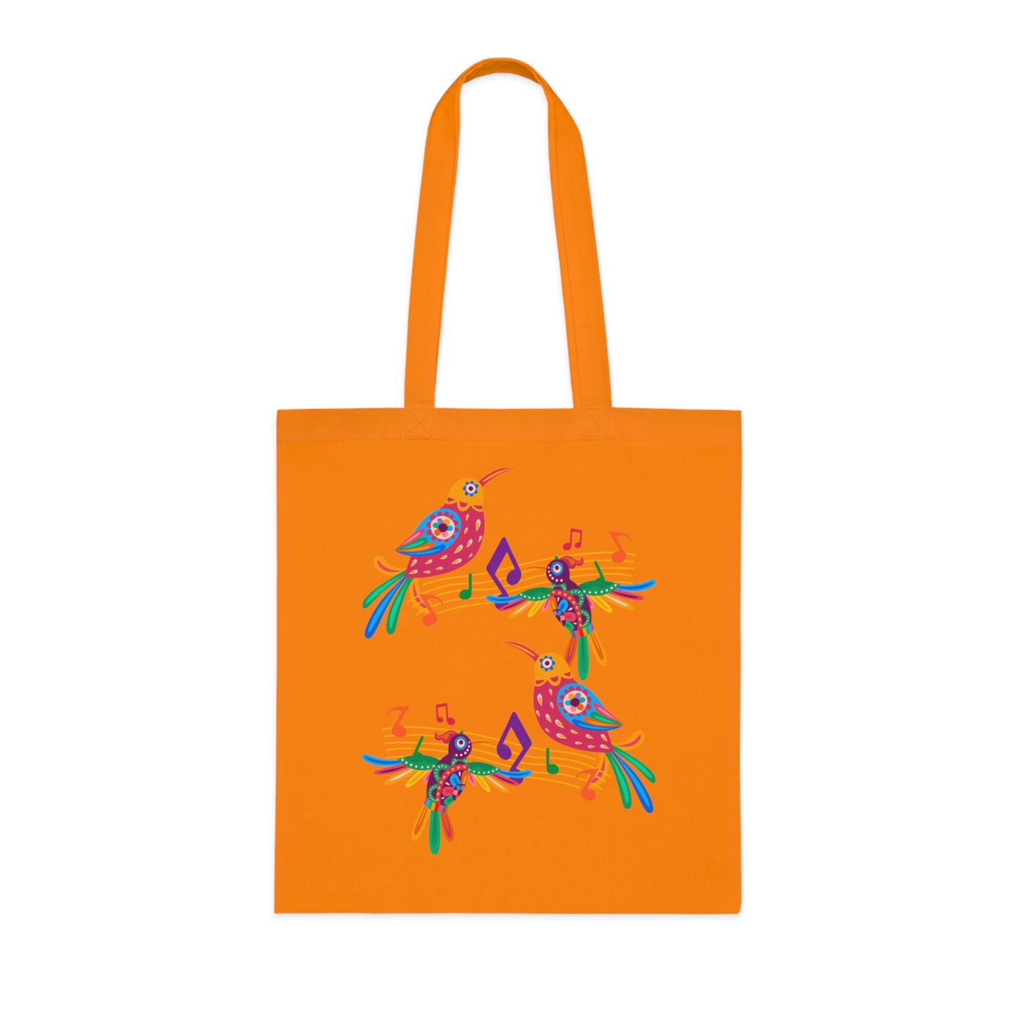 Funky birds 06 Cotton Tote