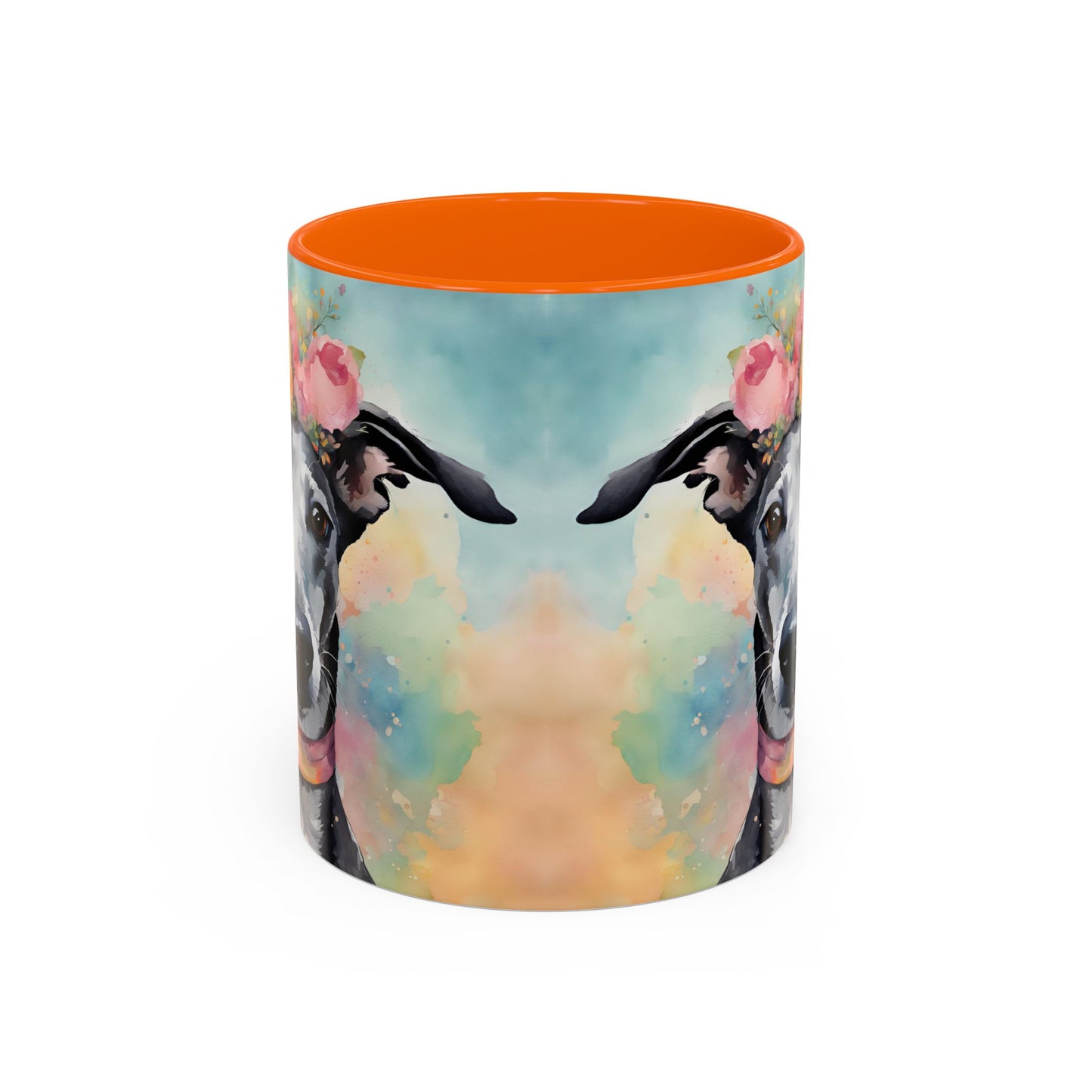 Greyhound 03 Accent Coffee Mug - Dog Lover Gift