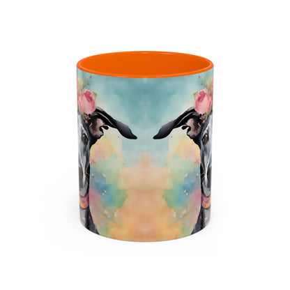Greyhound 03 Accent Coffee Mug - Dog Lover Gift
