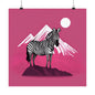 Lone Collection Zebra 19 Matte Square Posters