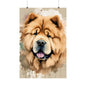 Dogs Chow Chow 02 Matte Vertical Poster