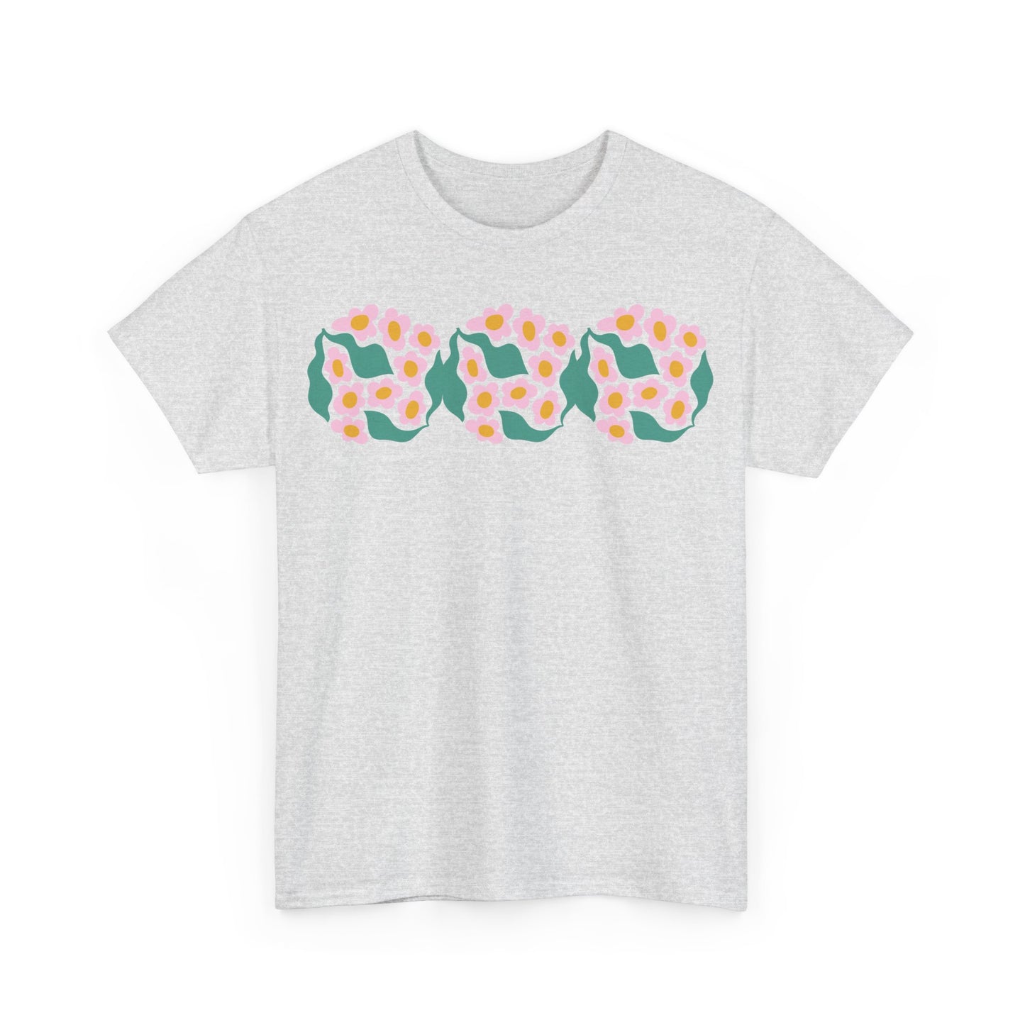 More Abstract Flowers 16 Unisex Heavy Cotton Tee