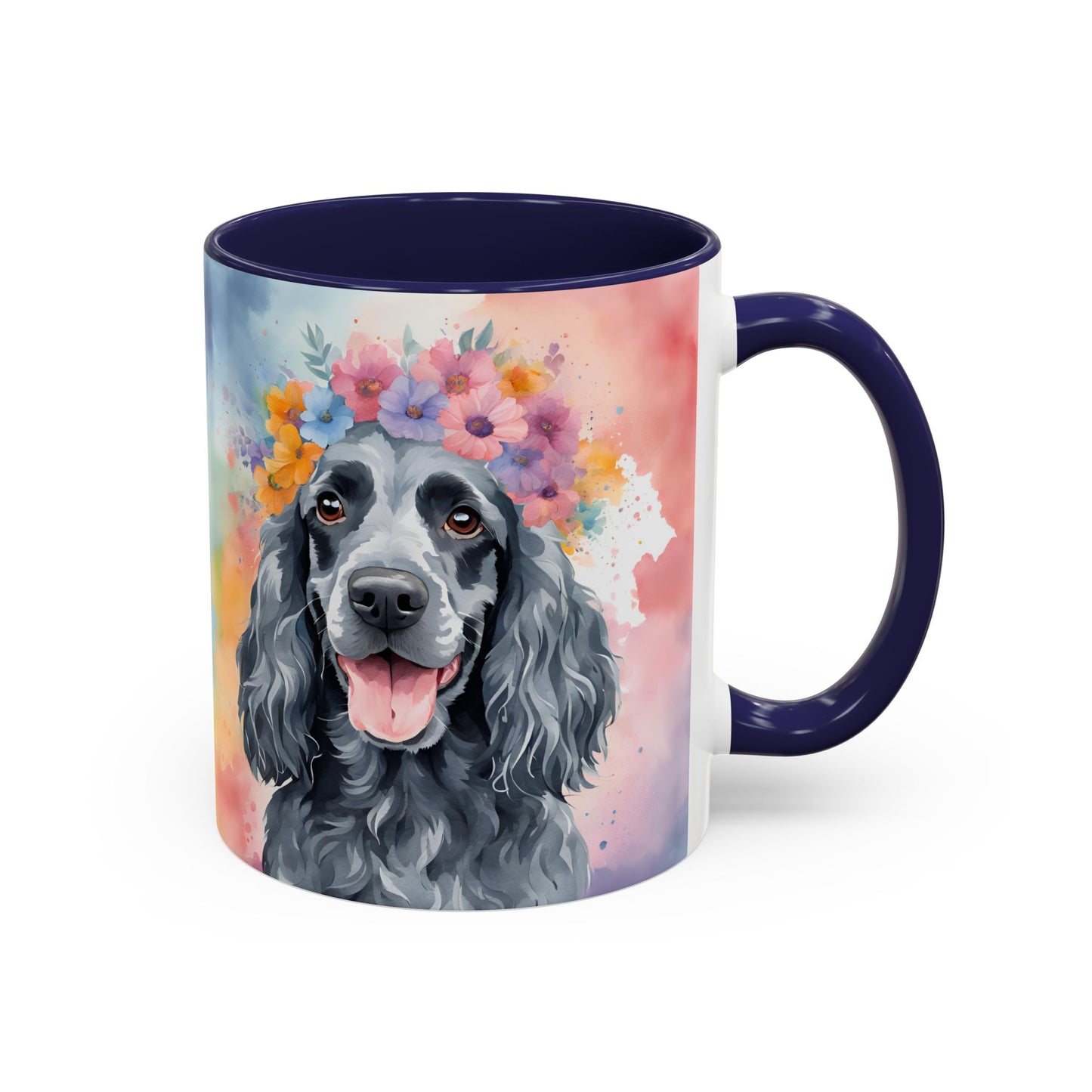 Blue Roan Cocker Spaniel 01 Accent Coffee Mug - Dog Lover Gift