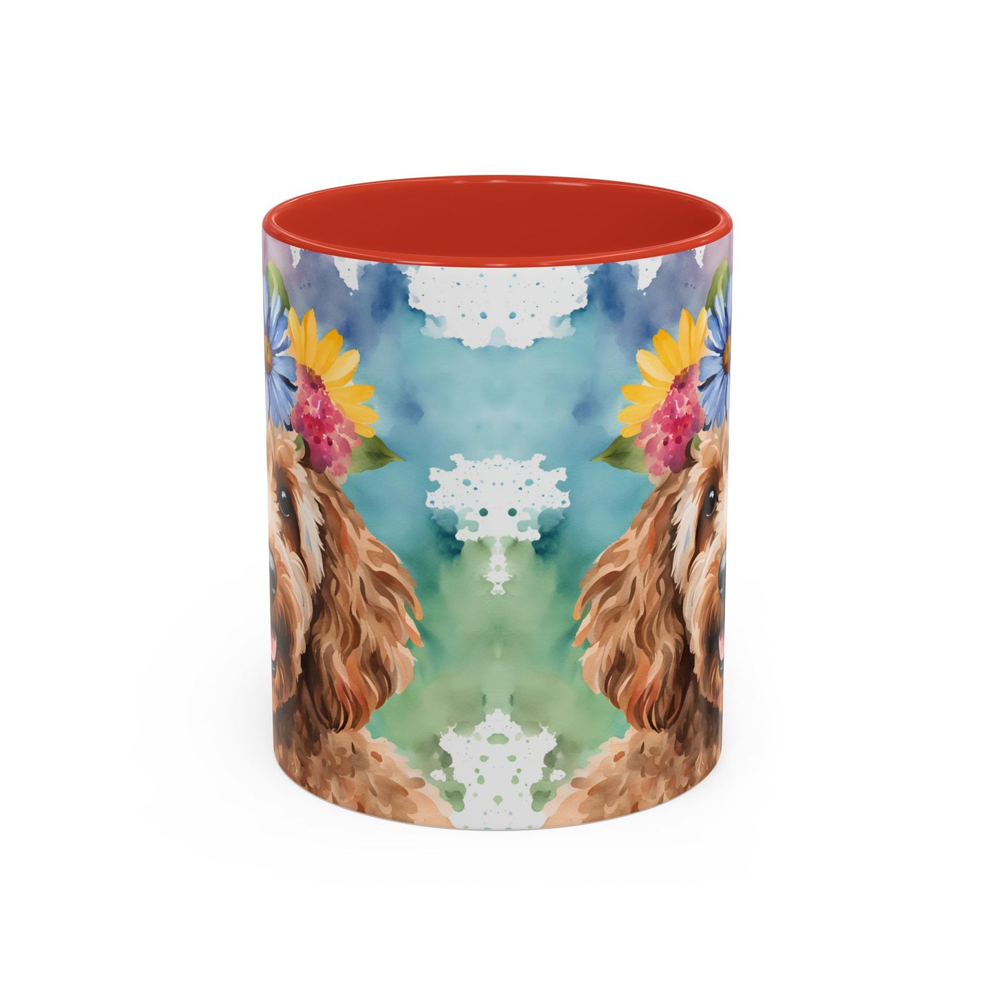 Cockapoo 03 Accent Coffee Mug - Dog Lover Gift