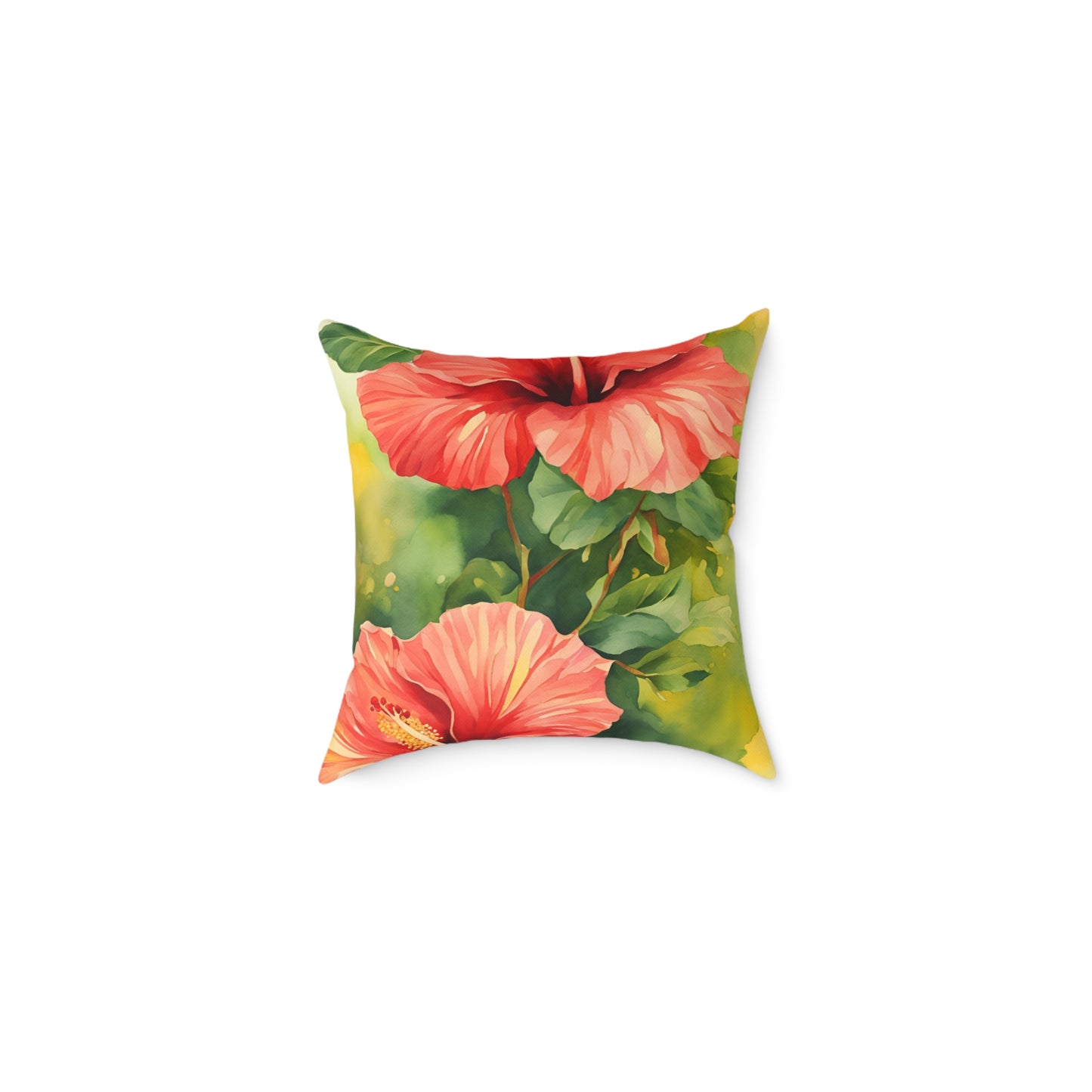 Hibiscus 01 Poly Pillow - Natures Beauty Design