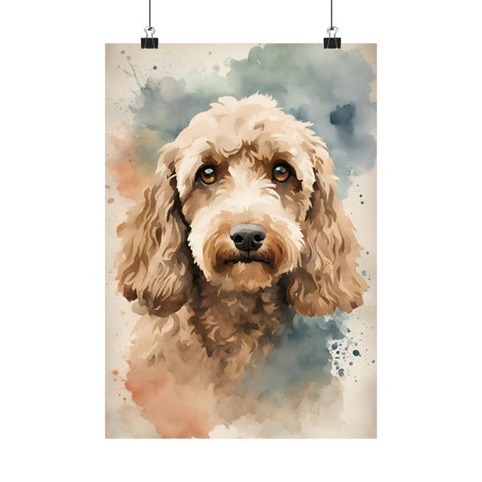 Dogs Cockapoo 04 Matte Vertical Poster