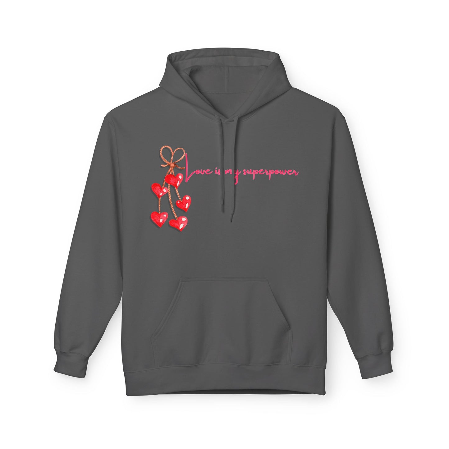 Love Is My Superpower Unisex Valentines Hoodie