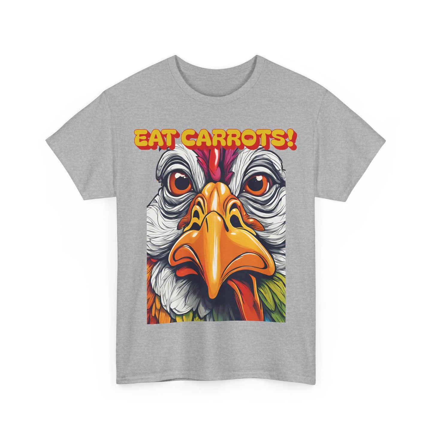 Eat Carrots Unisex Heavy Cotton Tee