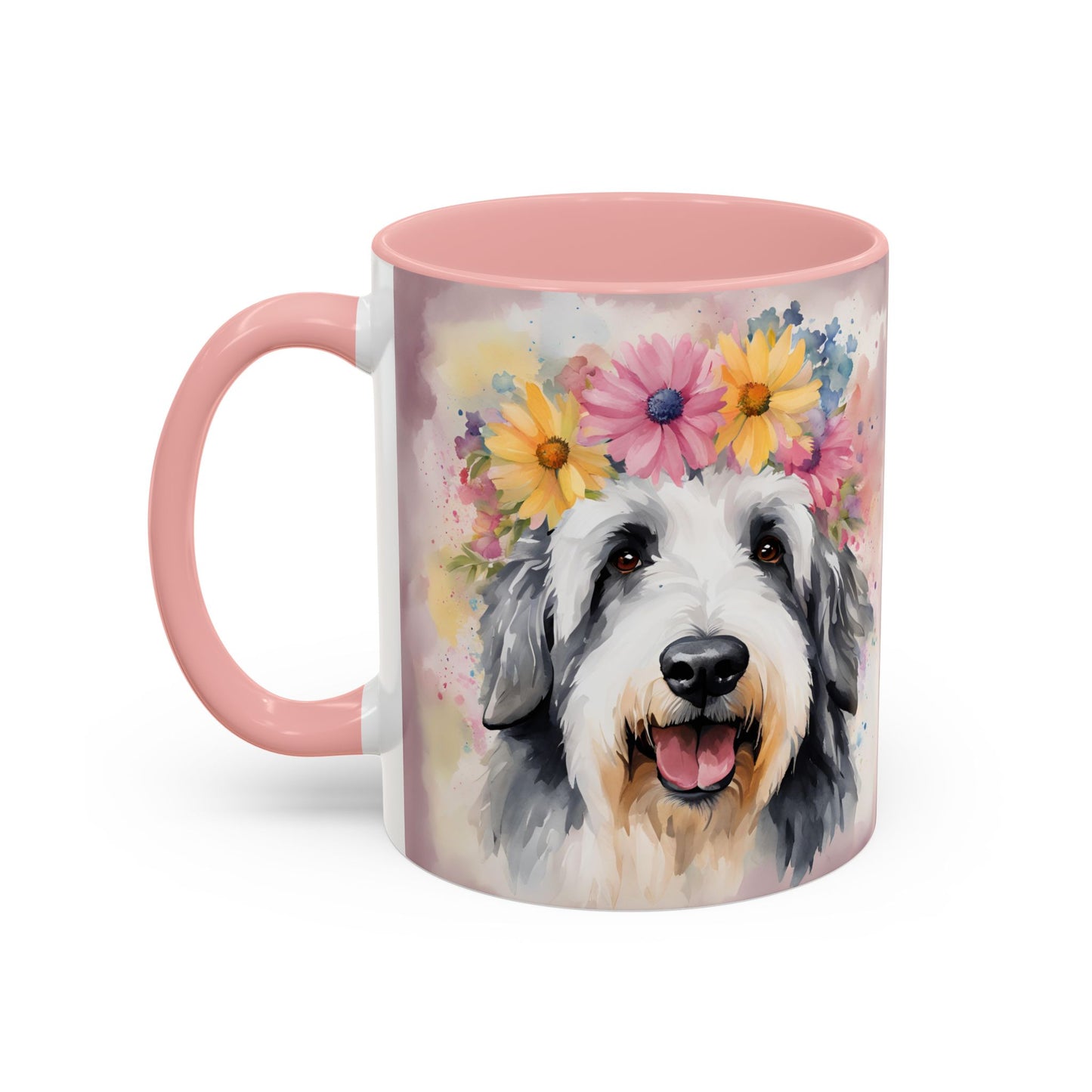 Bearded Collie 01 Accent Coffee Mug - Dog Lover Gift