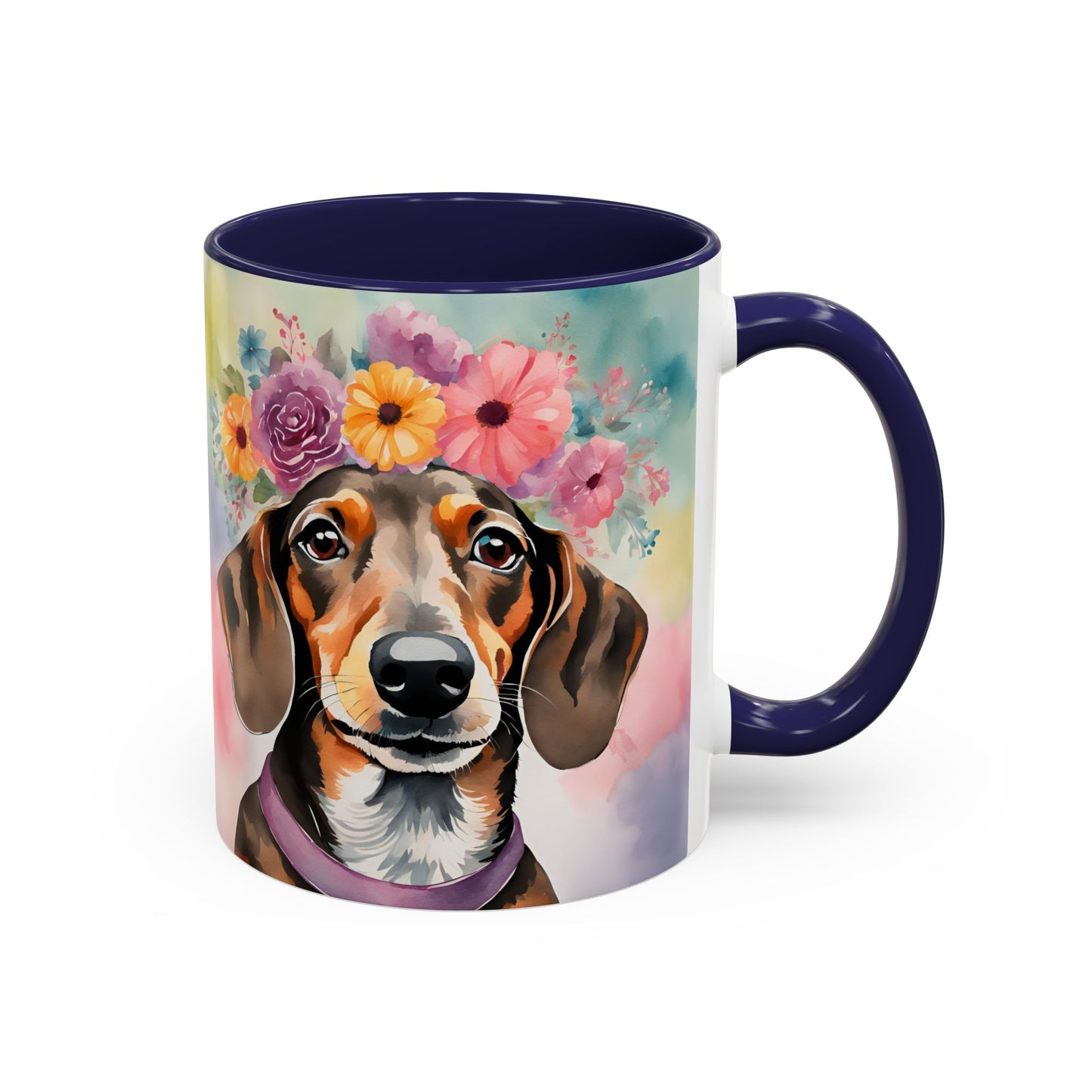 Dachshund 03 Accent Coffee Mug - Dog Lover Gift