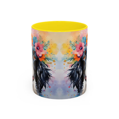 Springer Spaniel 02 Accent Coffee Mug - Dog Lover Gift