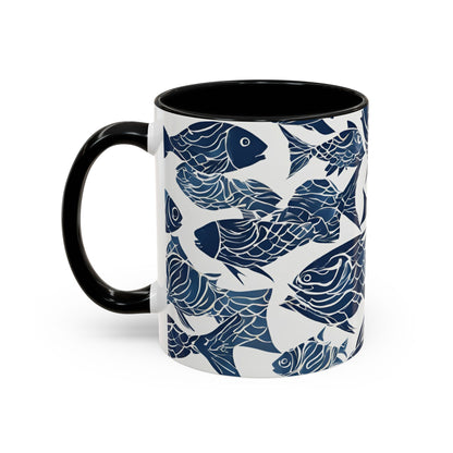 Fish 06 Accent Coffee Mug (11oz)