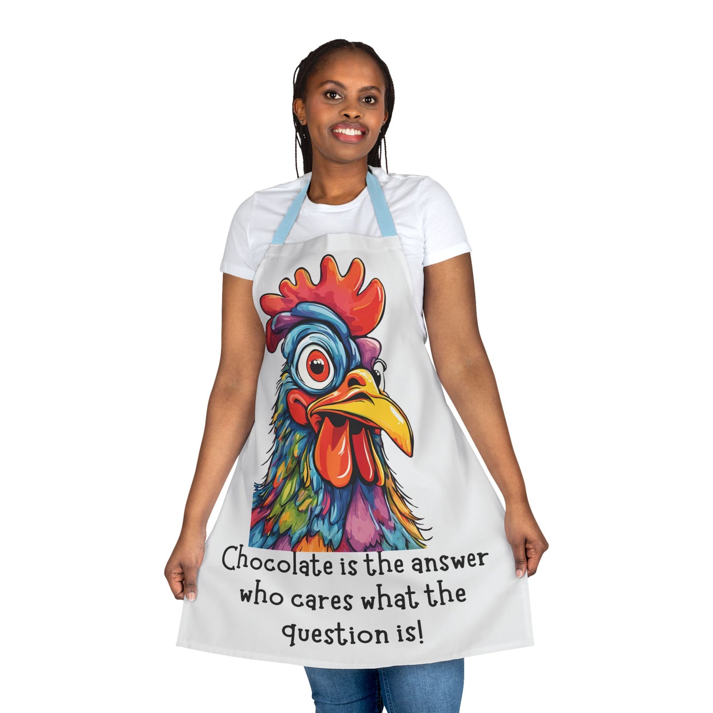 Chocolate is the answer……Adult Apron (AOP)
