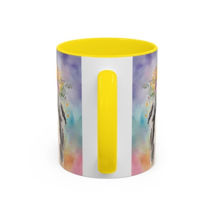 Bearded Collie 03 Accent Coffee Mug - Dog Lover Gift
