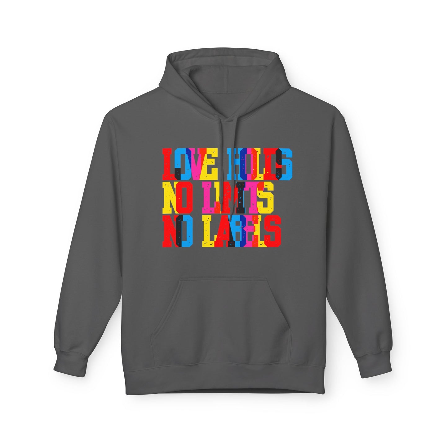 Love Holds No Limits No Labels Unisex Valentines Hoodie