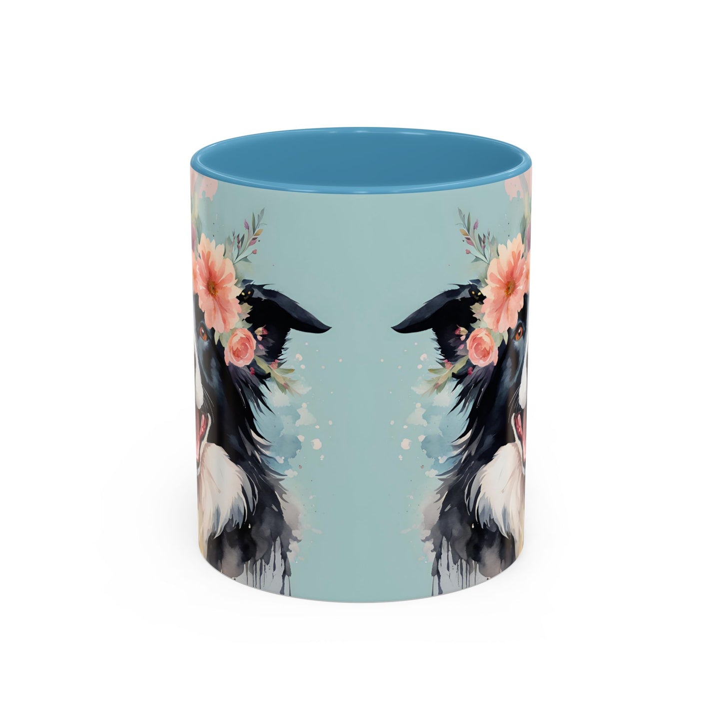 Border Collie 02 Accent Coffee Mug - Dog Lover Gift