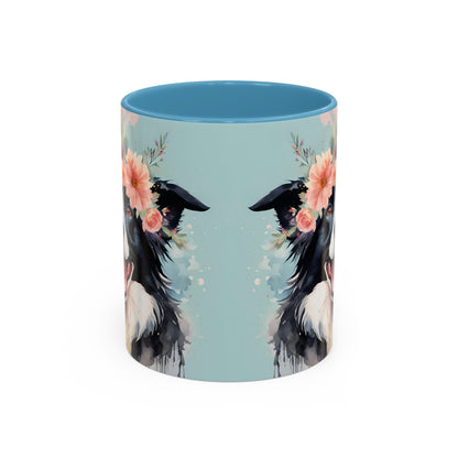 Border Collie 02 Accent Coffee Mug - Dog Lover Gift