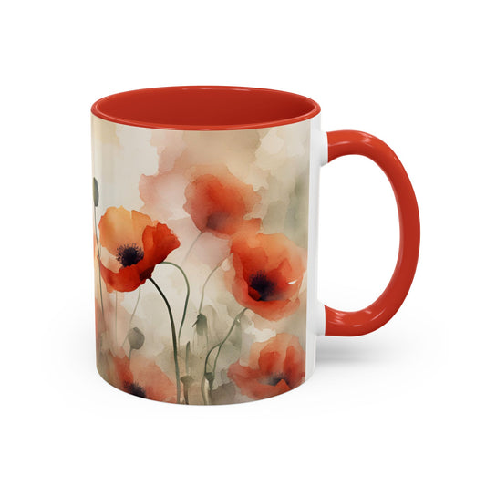 Poppy 2 Accent Mug 11oz