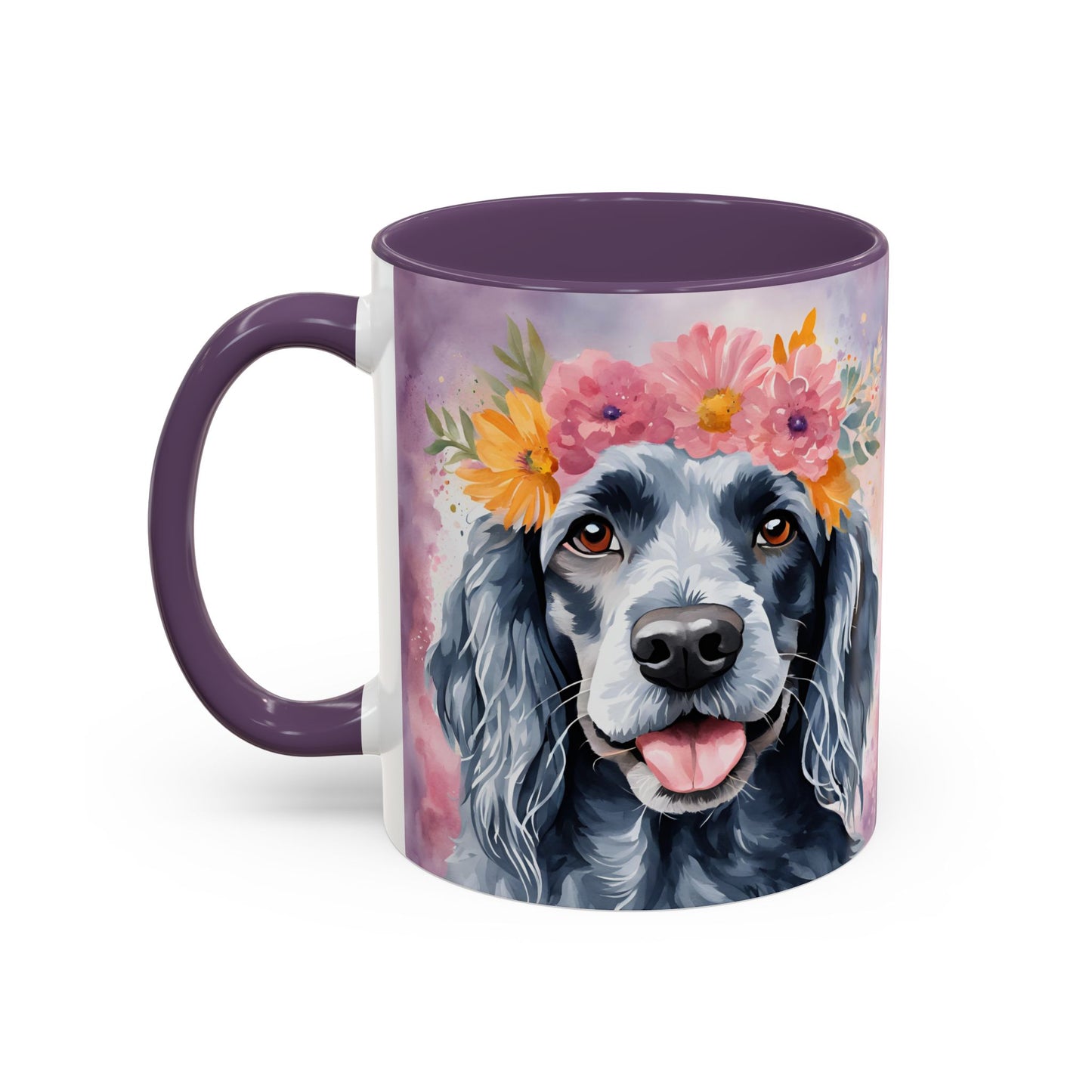 Blue Roan Cocker Spaniel 02 Accent Coffee Mug - Dog Lover Gift